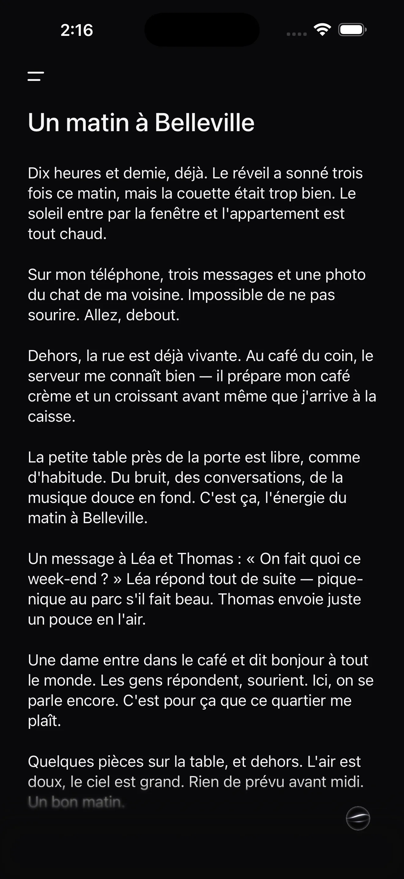 Madeleine story mode